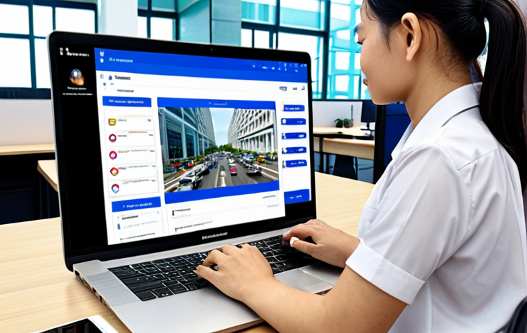 **

Prompt: *Modern office scene in Ho Chi Minh City. Employees interacting with blockchain-based HR platform on laptops and mobile devices. Emphasis on transparency, security badges, and digital certificates. Happy, engaged workforce. Background with blockchain graphic overlay.*

**