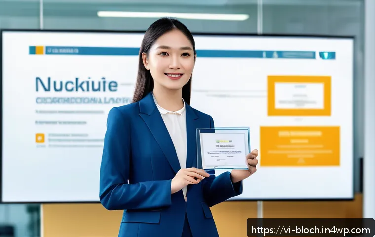 블록체인 기술을 활용한 직업 교육의 변화 - A modern Vietnamese professional in casual business attire, confidently holding a transparent digita...